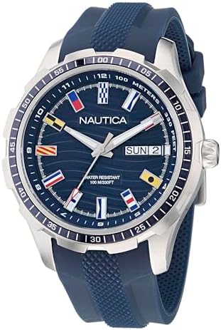 Nautica Relógio NST Everyday com pulseira azul (modelo: NAPNSF511